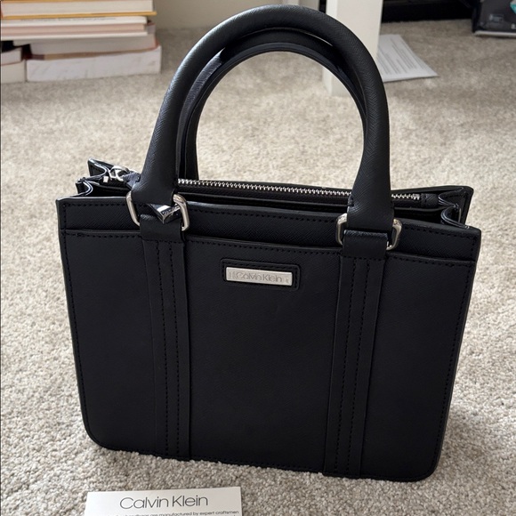Calvin Klein Black Satchel Bag - Picture 5 of 8